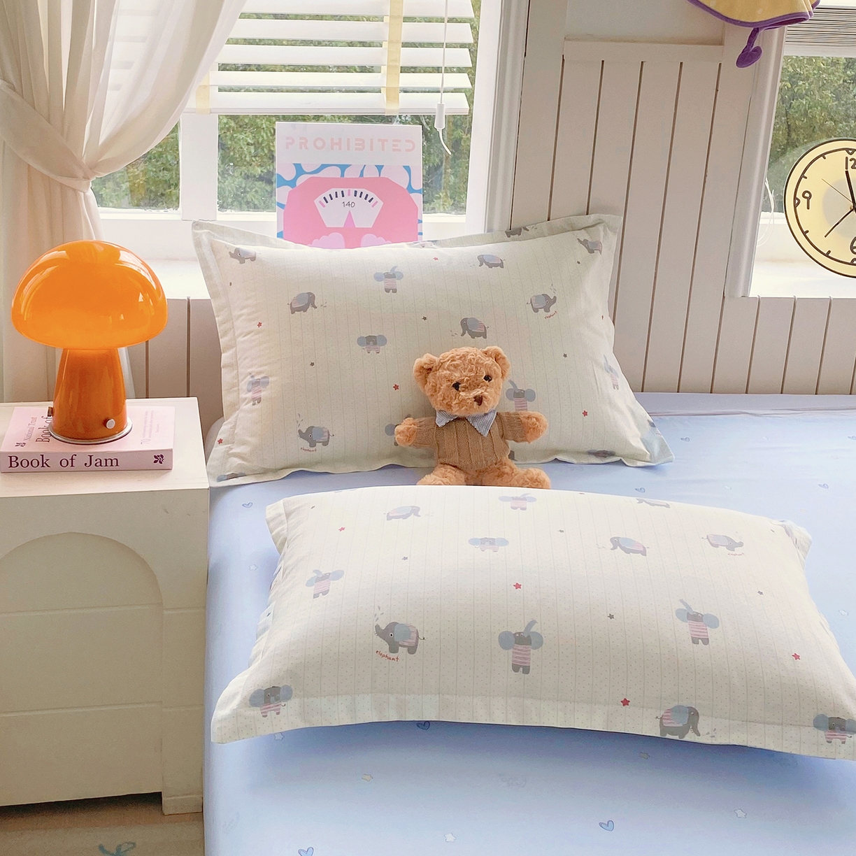 91家纺网 家纺一手货源 找家纺 （总）金丝兔 2026春夏新款纯棉全棉单枕套