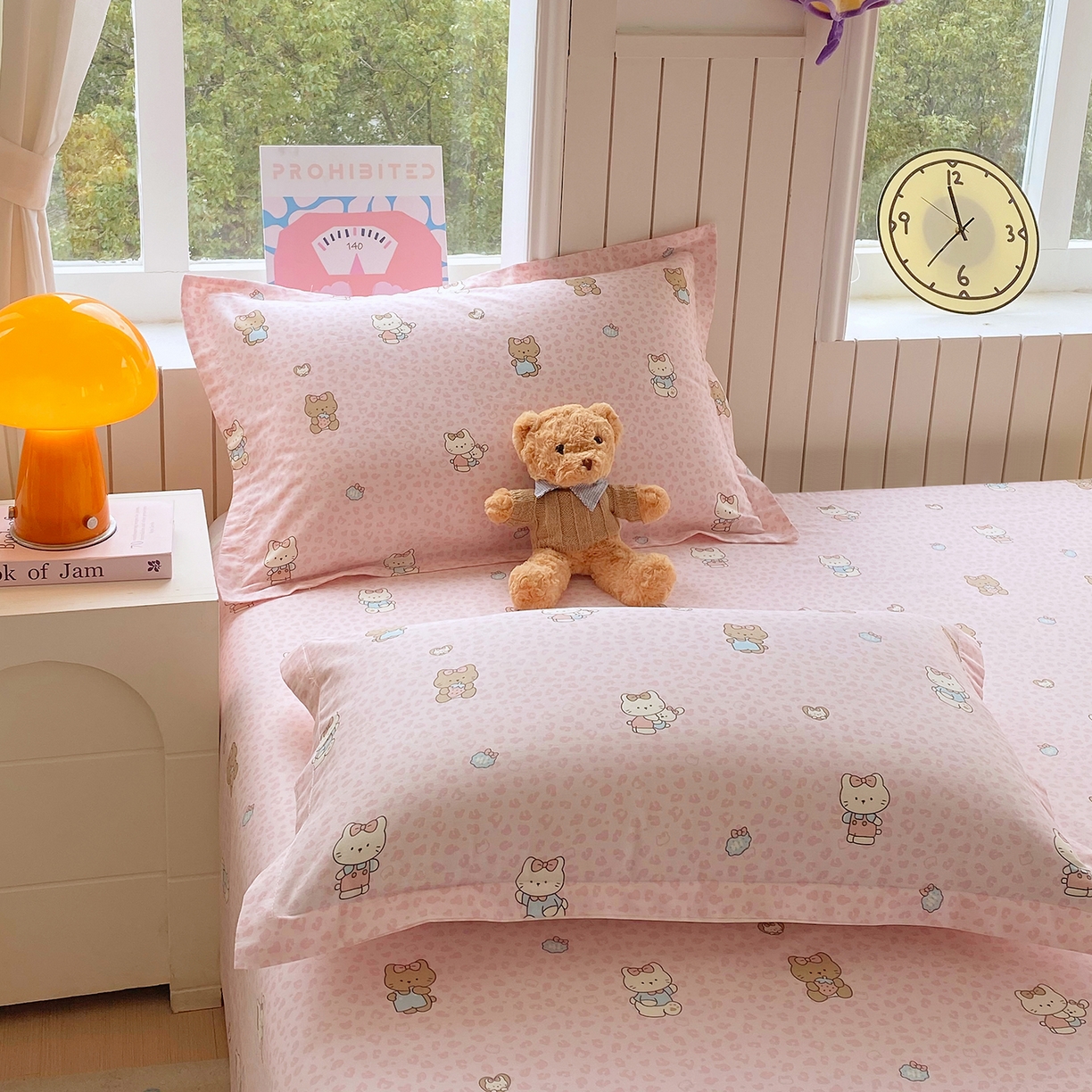 91家纺网 家纺一手货源 找家纺 （总）金丝兔 2026春夏新款纯棉全棉单枕套