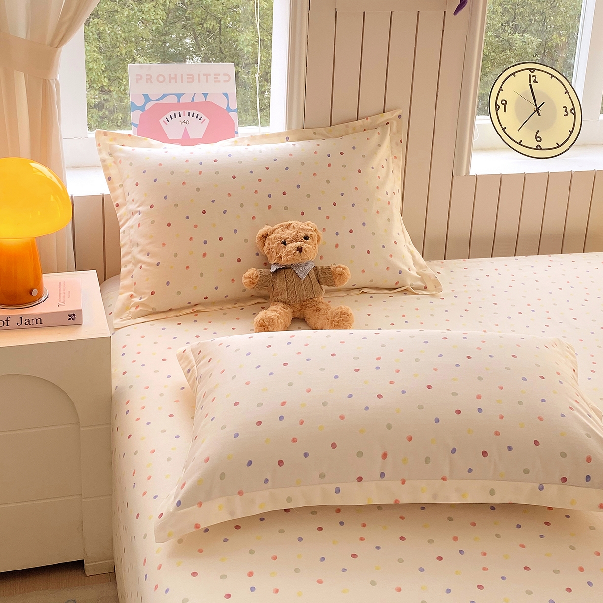 91家纺网 家纺一手货源 找家纺 （总）金丝兔 2026春夏新款纯棉全棉单枕套