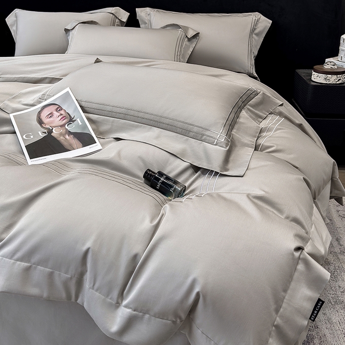 91家纺网 家纺一手货源 找家纺 （总）星蕴家纺 2026新款贡缎长绒棉四件套-简爱