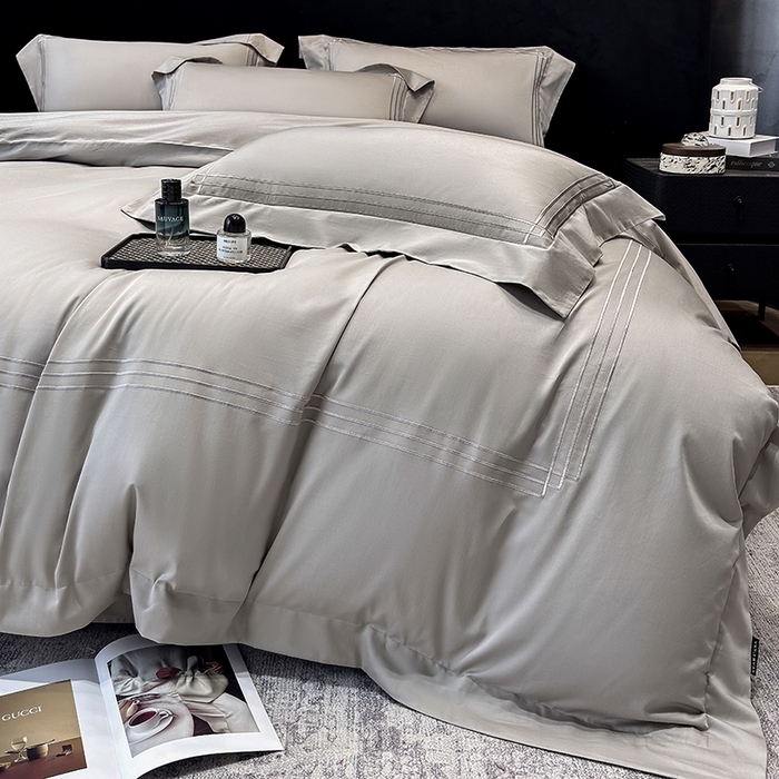 91家纺网 家纺一手货源 找家纺 （总）星蕴家纺 2026新款贡缎长绒棉四件套-简爱