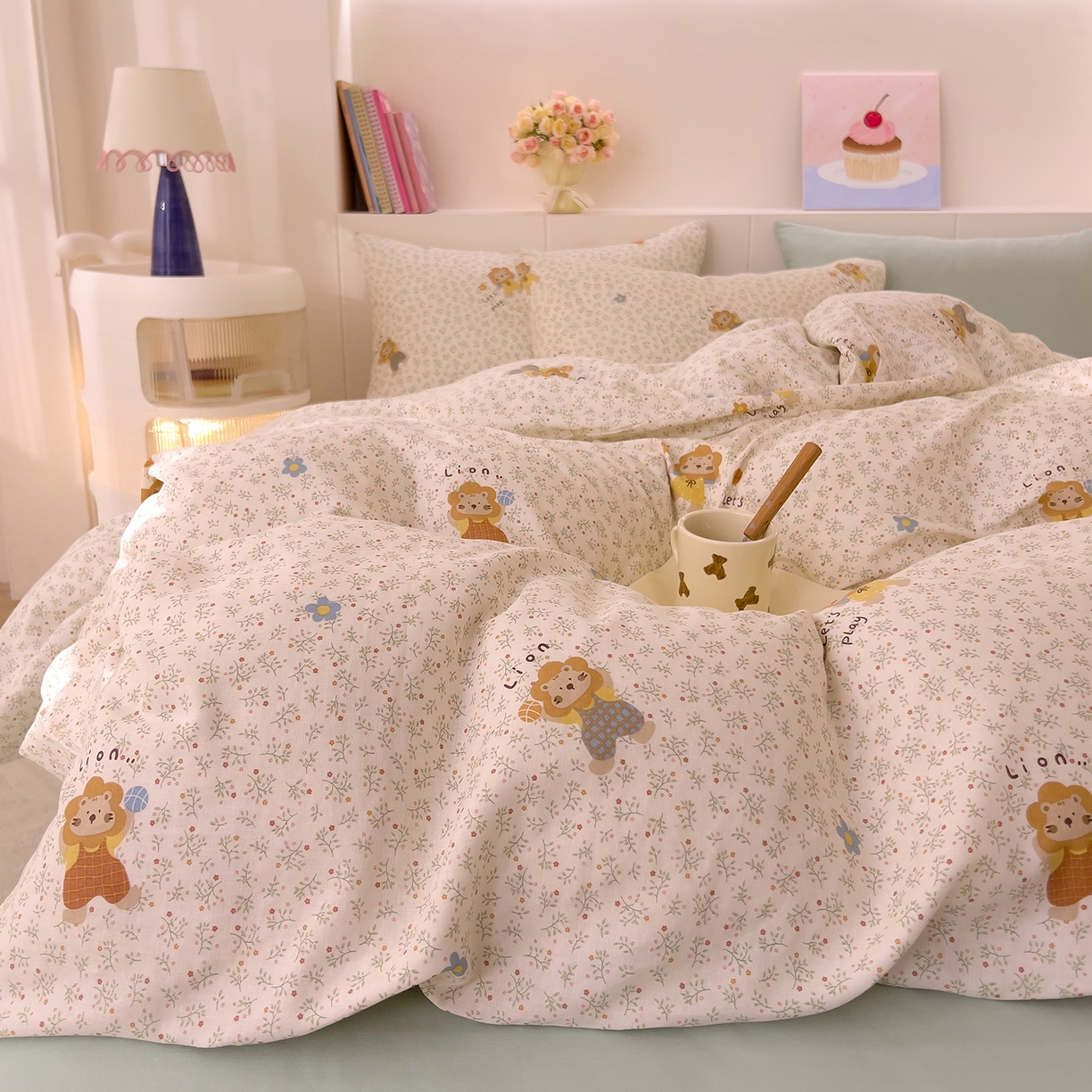 91家纺网 家纺一手货源 找家纺 （总）DoDo 兜兜 2026新款全棉纯棉小温暖双层纱单被套单品被套被套单件（可定做尺寸）