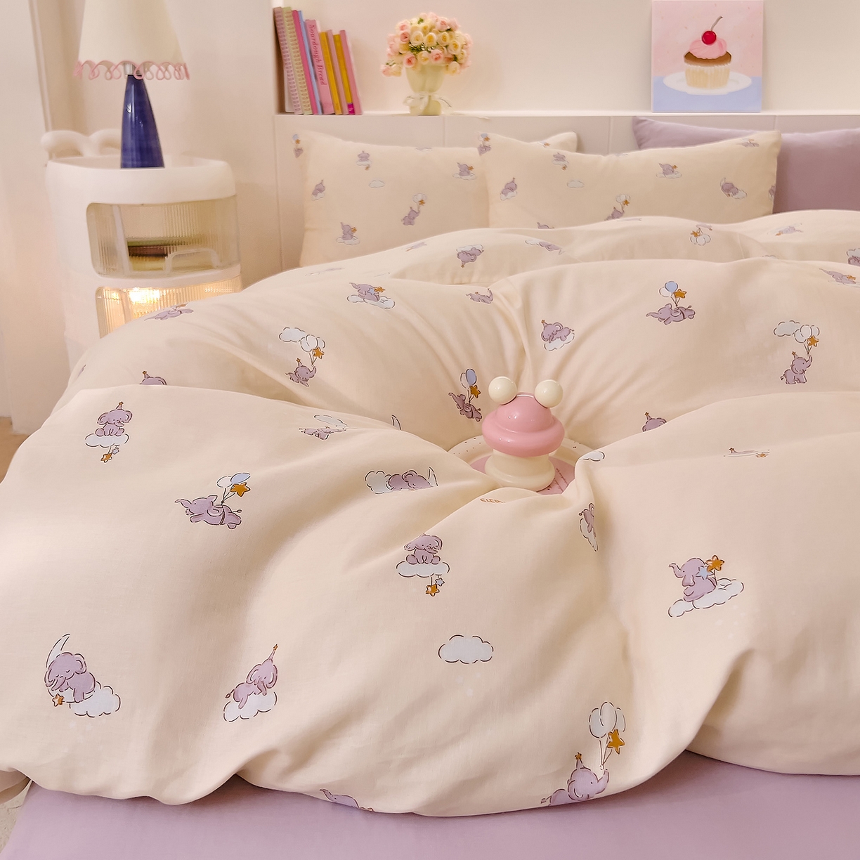 91家纺网 家纺一手货源 找家纺 （总）DoDo 兜兜 2026新款全棉纯棉小温暖双层纱单被套单品被套被套单件（可定做尺寸）