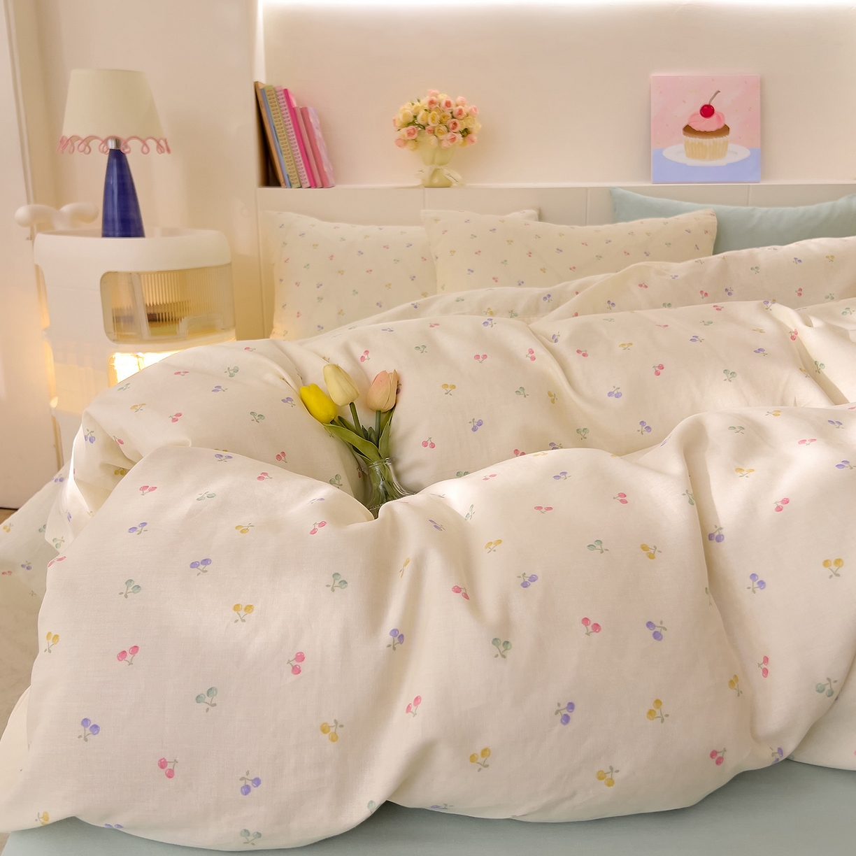 91家纺网 家纺一手货源 找家纺 （总）DoDo 兜兜 2026新款全棉纯棉小温暖双层纱单被套单品被套被套单件（可定做尺寸）