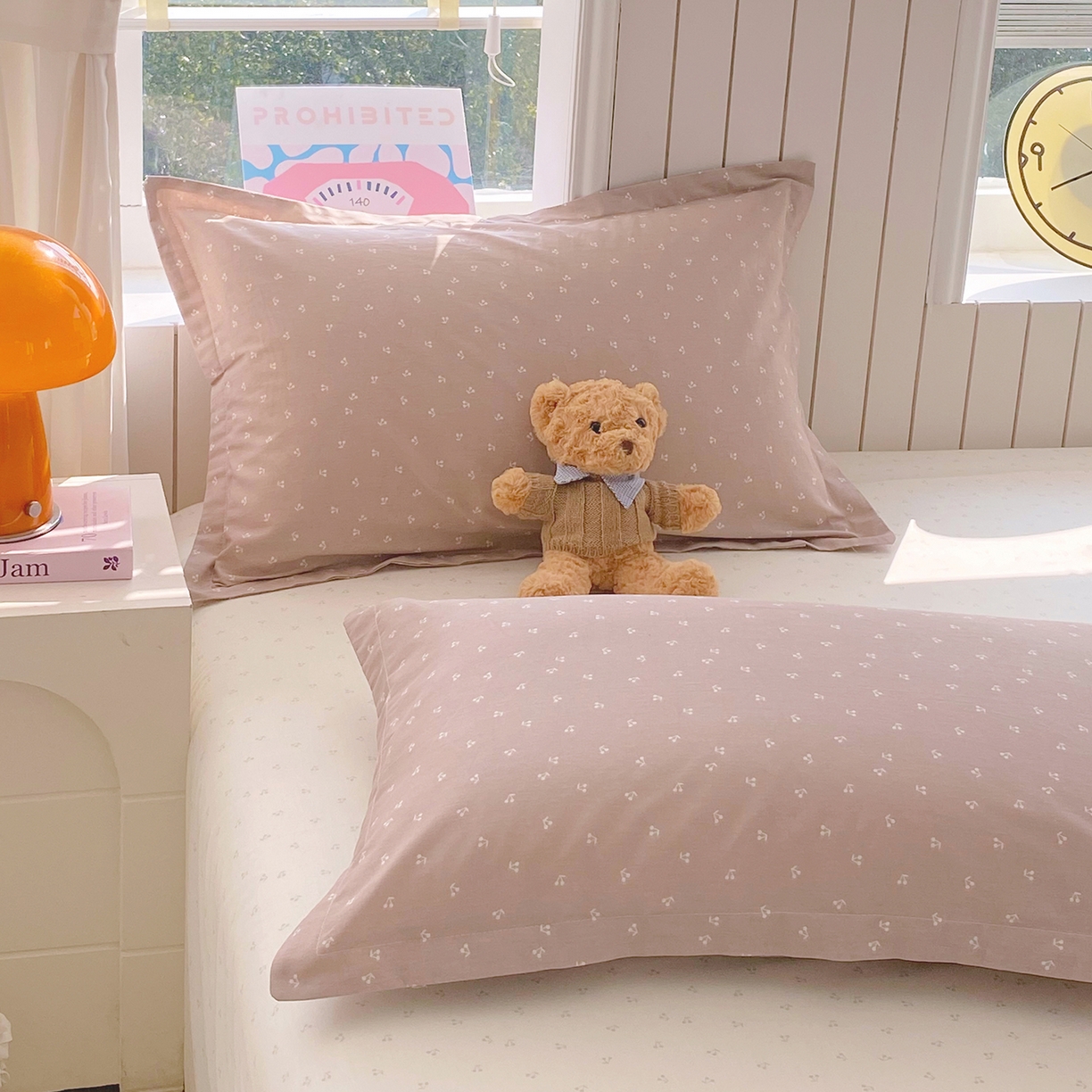 91家纺网 家纺一手货源 找家纺 （总）金丝兔 2026春夏新款纯棉全棉单枕套