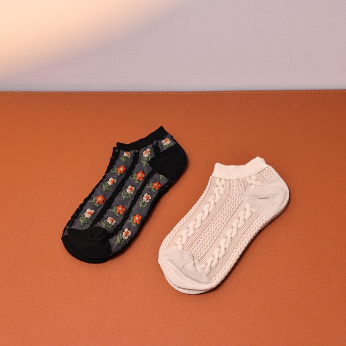 91家纺网 家纺一手货源 找家纺 （总）【福利款】松色家居 2026新款袜子-蕾丝-单双装