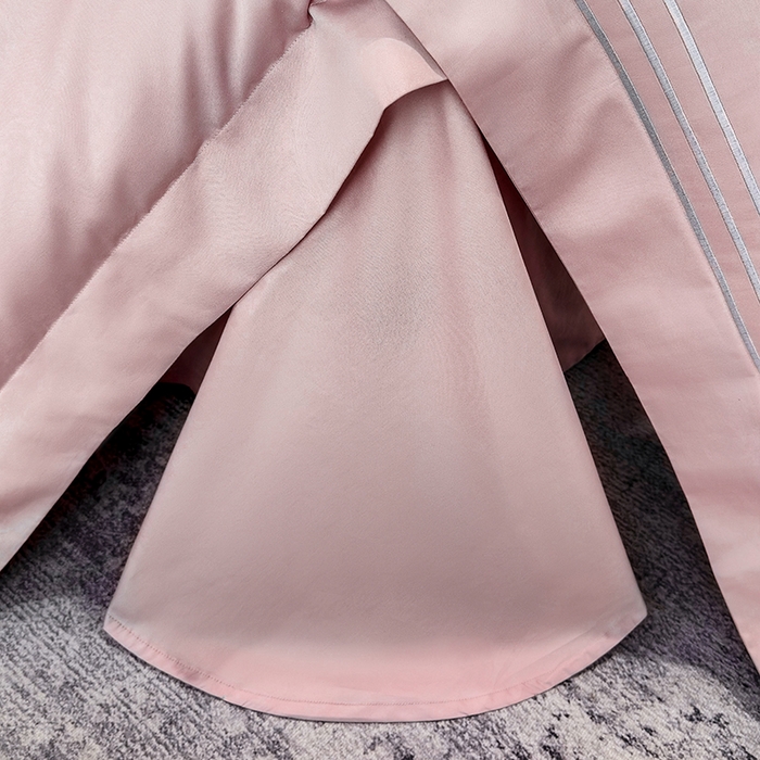 91家纺网 家纺一手货源 找家纺 星蕴家纺 2026新款100s贡缎长绒棉四件套-简爱 简爱-可可粉