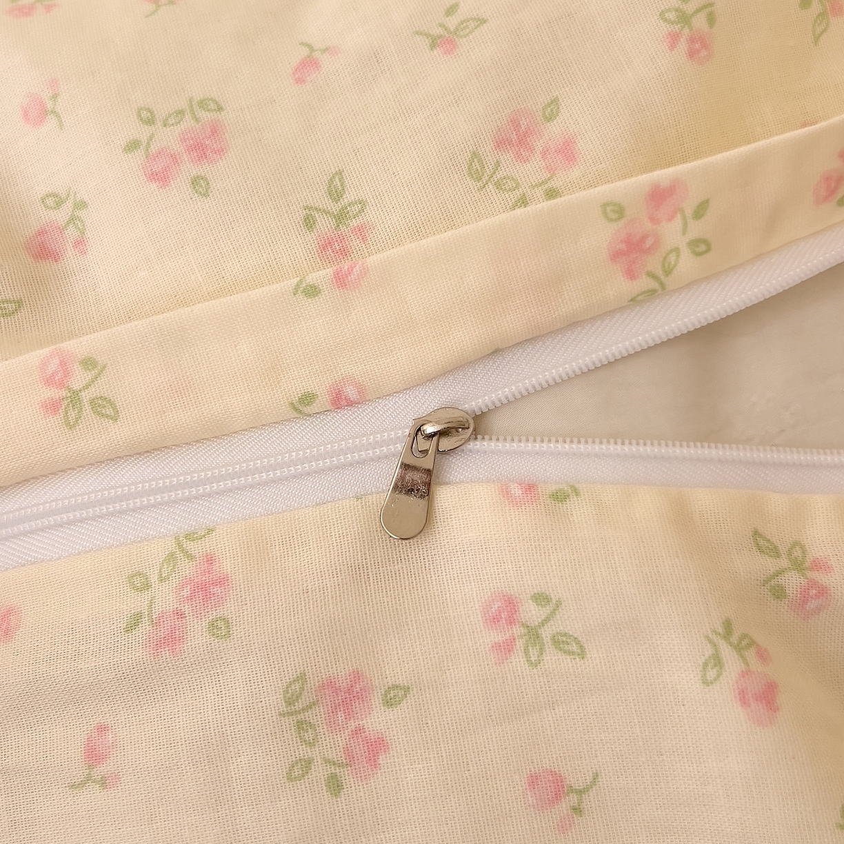 91家纺网 家纺一手货源 找家纺 DoDo 兜兜 2026新款全棉纯棉小温暖双层纱单被套单品被套被套单件（可定做尺寸） 邂逅-粉