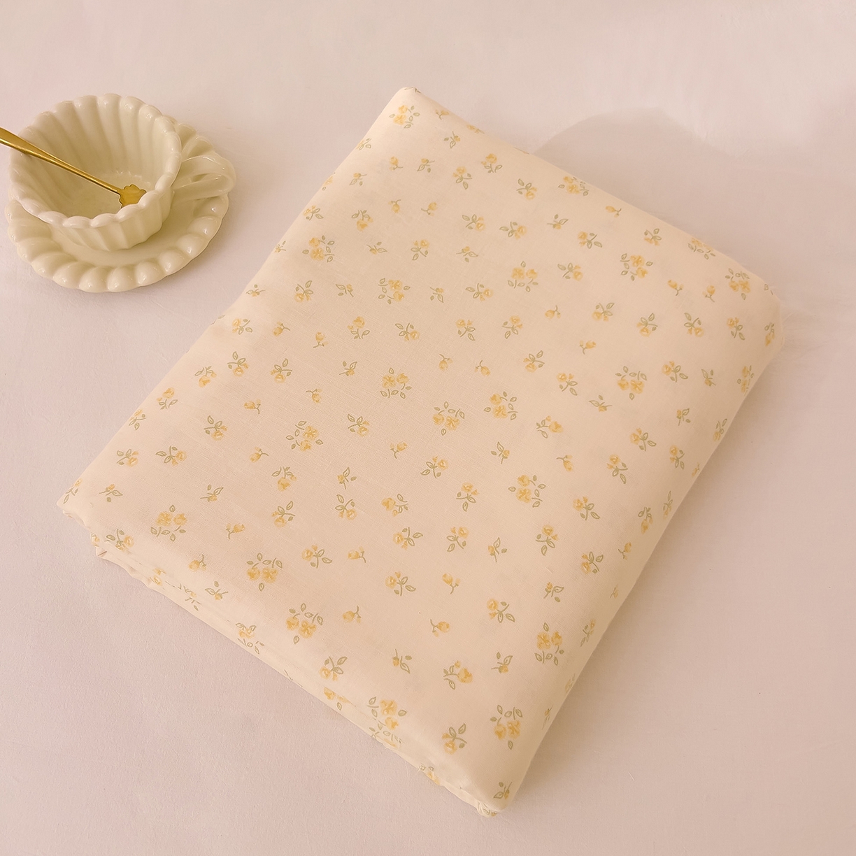 91家纺网 家纺一手货源 找家纺 DoDo 兜兜 2026新款全棉纯棉小温暖双层纱单被套单品被套被套单件（可定做尺寸） 邂逅-黄