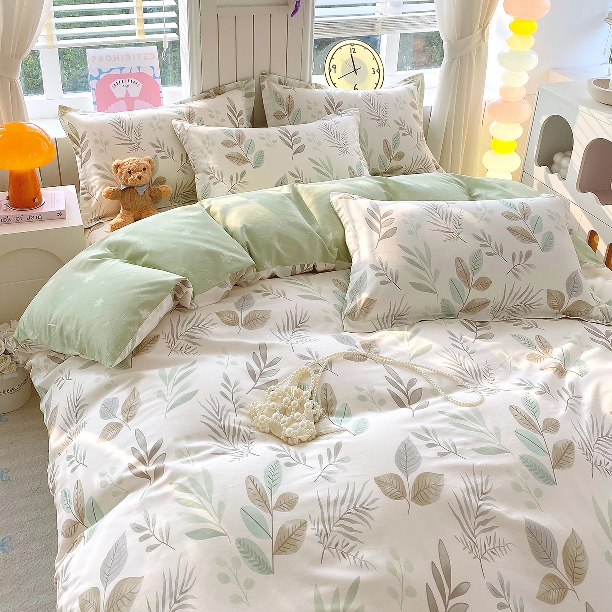 91家纺网 家纺一手货源 找家纺 （总）金丝兔 2026新款ins新疆全棉印花小清新纯棉单被套（提供买家秀和质检报告）