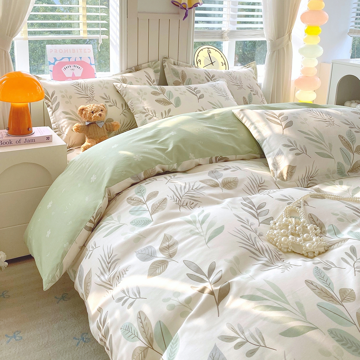 91家纺网 家纺一手货源 找家纺 （总）金丝兔 2026新款ins新疆全棉印花小清新纯棉单被套（提供买家秀和质检报告）