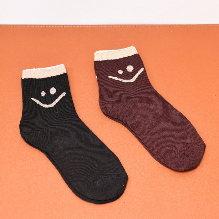 91家纺网 家纺一手货源 找家纺 （总）【福利款】松色家居 2026新款袜子-笑脸-单双装