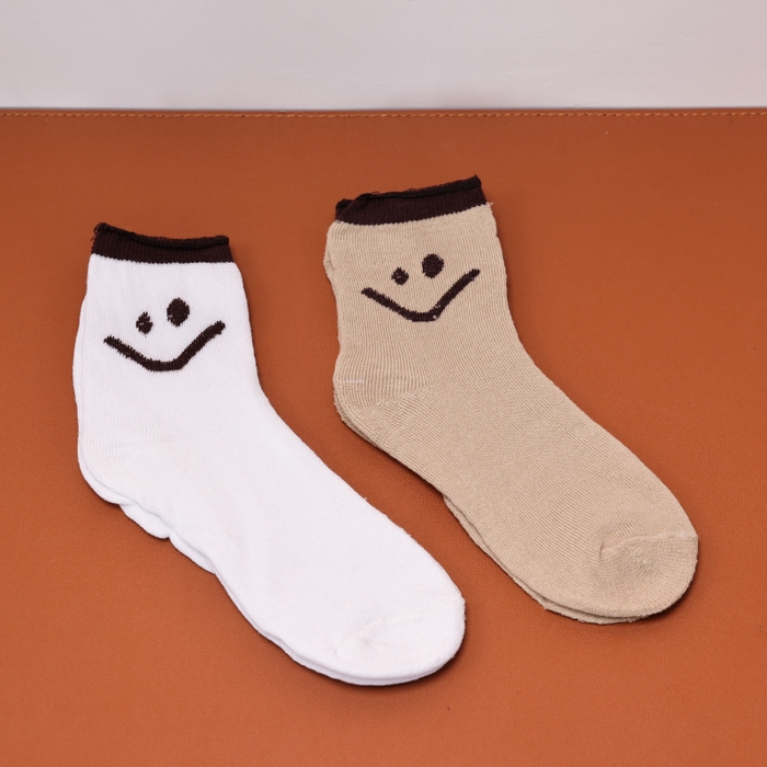 91家纺网 家纺一手货源 找家纺 （总）【福利款】松色家居 2026新款袜子-笑脸-单双装