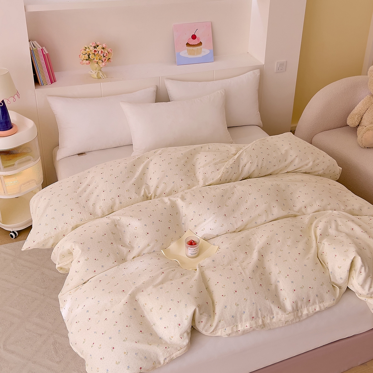 91家纺网 家纺一手货源 找家纺 DoDo 兜兜 2026新款全棉纯棉小温暖双层纱单被套单品被套被套单件（可定做尺寸） 雅颜