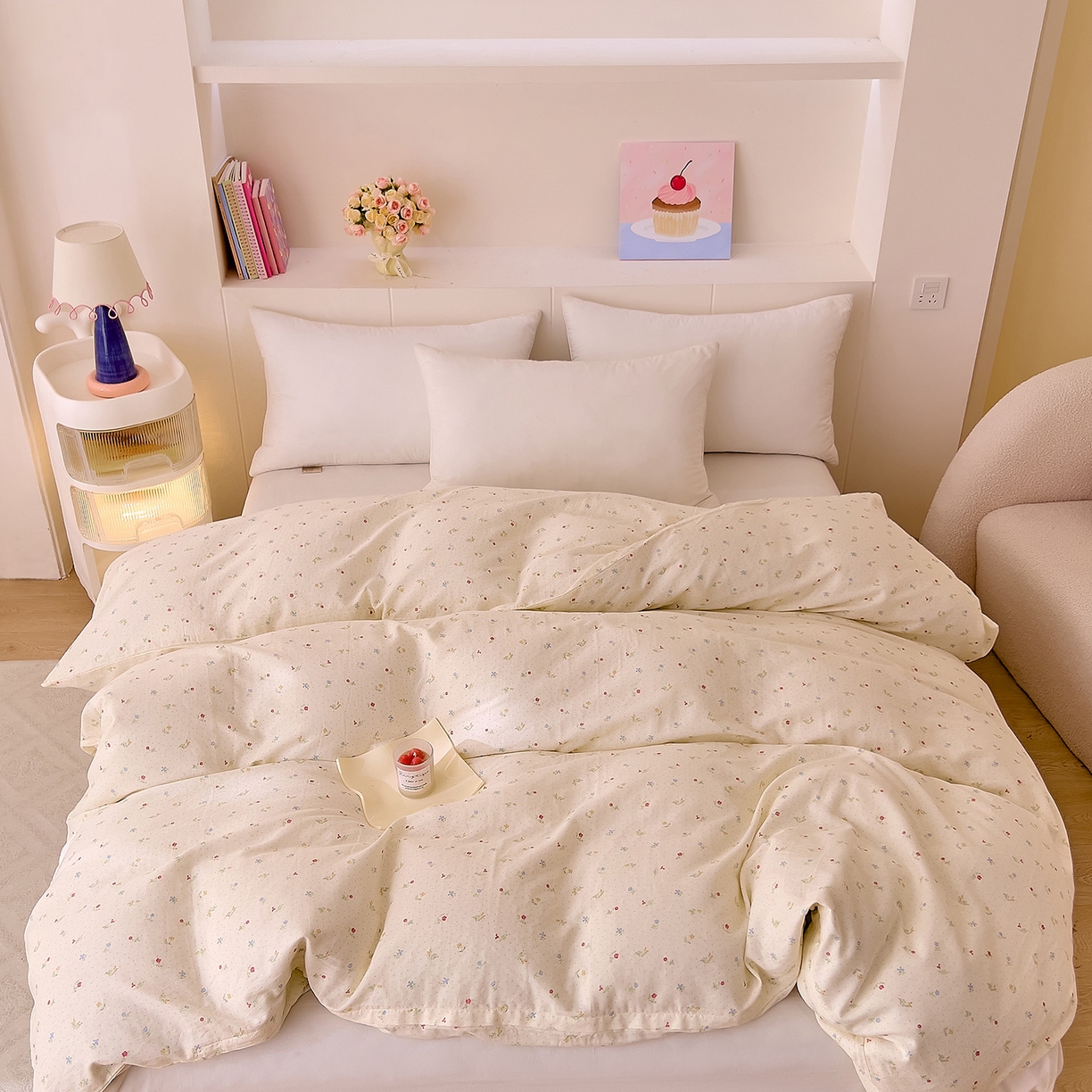 91家纺网 家纺一手货源 找家纺 DoDo 兜兜 2026新款全棉纯棉小温暖双层纱单被套单品被套被套单件（可定做尺寸） 雅颜