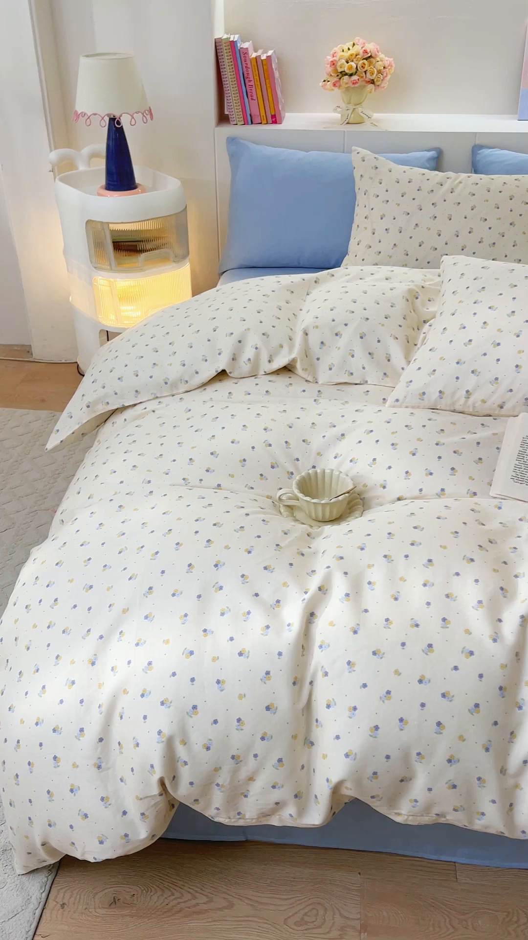 91家纺网 家纺一手货源 找家纺 DoDo 兜兜 2026新款全棉纯棉小温暖双层纱单被套单品被套被套单件（可定做尺寸） 柚香