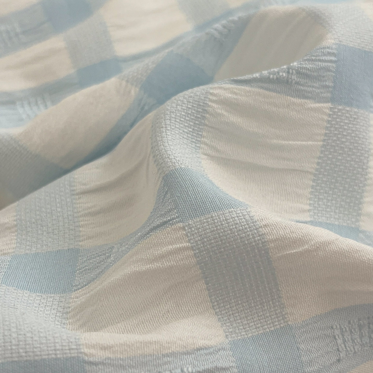 91家纺网 家纺一手货源 找家纺 （总）乐卧家居 2026新款韩系千禧梦核复古回潮少女感格纹褶皱款荷叶边四件套