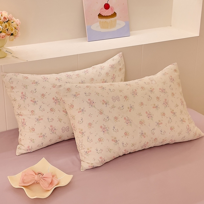 91家纺网 家纺一手货源 找家纺 DoDo 兜兜 2026新款全棉纯棉小温暖双层纱系列单床单【可定做尺寸】丛林小兔