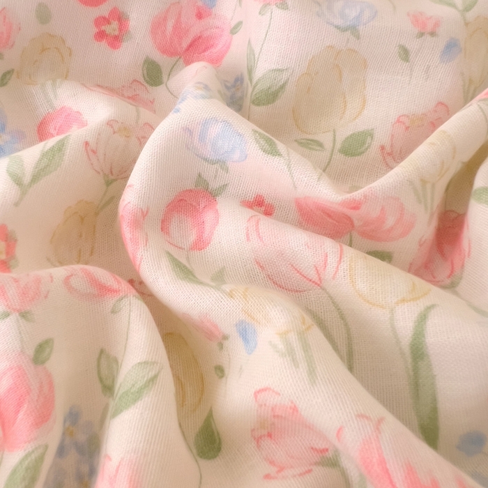 91家纺网 家纺一手货源 找家纺 DoDo 兜兜 2026新款全棉纯棉小温暖双层纱系列单床单【可定做尺寸】花园小狗