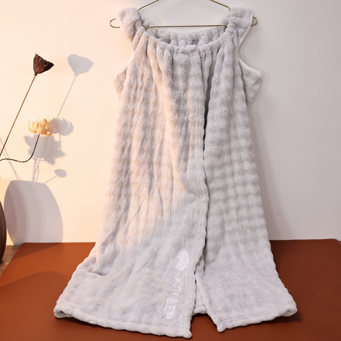 91家纺网 家纺一手货源 找家纺 （总）【福利款】松色家居 2026新款泡泡绒百变浴裙