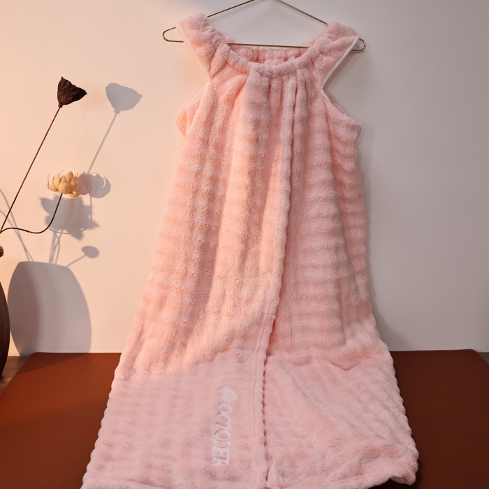 91家纺网 家纺一手货源 找家纺 （总）【福利款】松色家居 2026新款泡泡绒百变浴裙