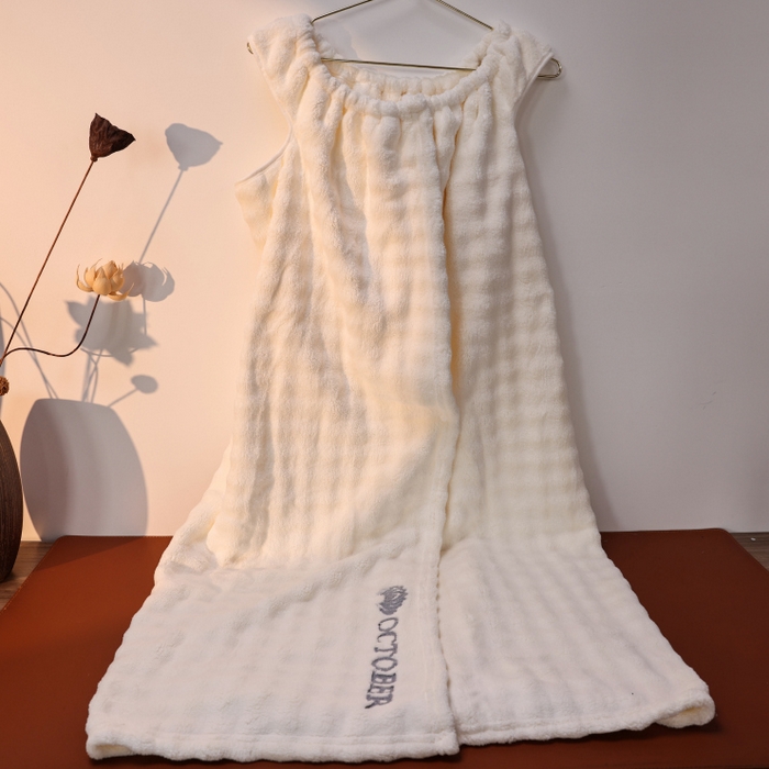 91家纺网 家纺一手货源 找家纺 （总）【福利款】松色家居 2026新款泡泡绒百变浴裙