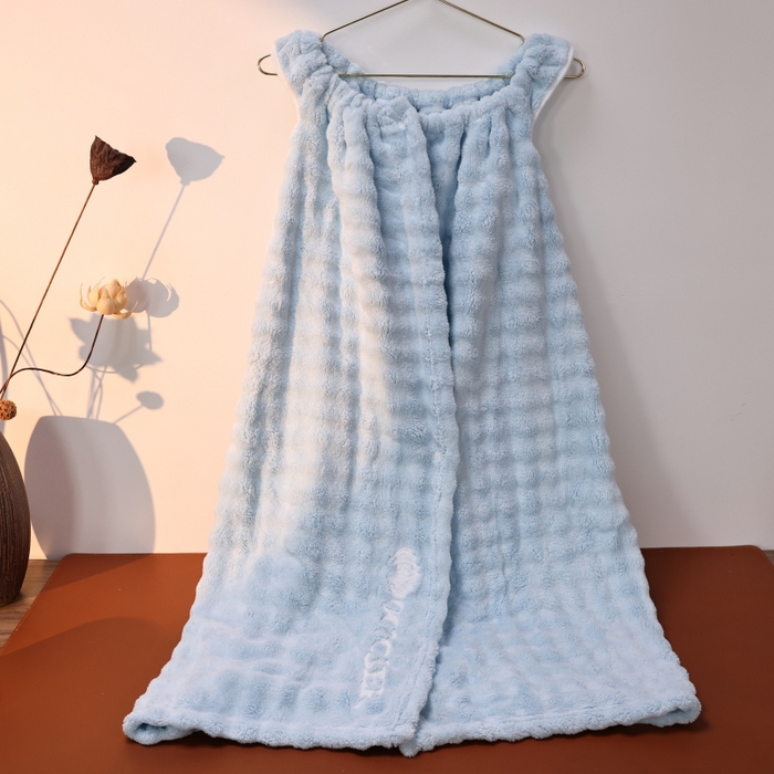 91家纺网 家纺一手货源 找家纺 （总）【福利款】松色家居 2026新款泡泡绒百变浴裙