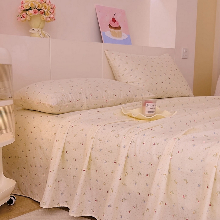 DoDo 兜兜 2026新款全棉纯棉小温暖双层纱系列单床单【可定做尺寸】雅颜