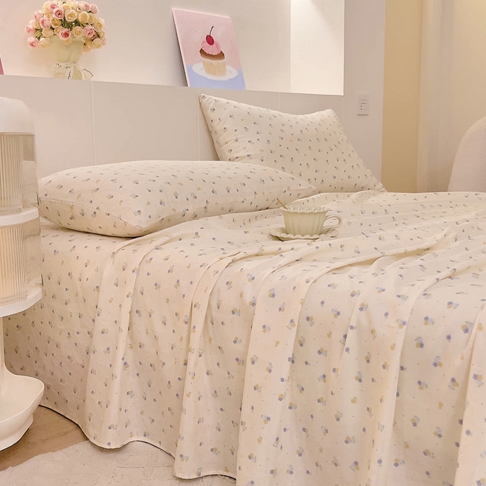 DoDo 兜兜 2026新款全棉纯棉小温暖双层纱系列单床单【可定做尺寸】柚香