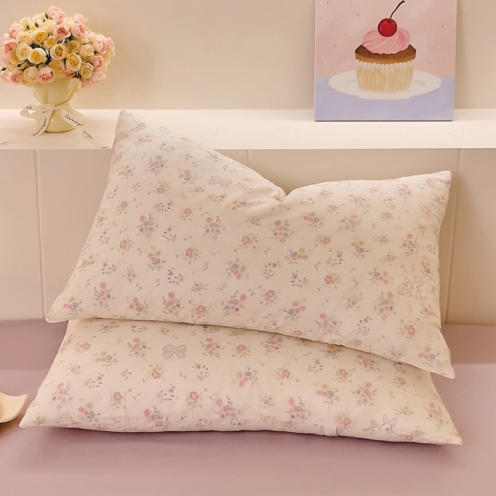 91家纺网 家纺一手货源 找家纺 （总）DoDo 兜兜 2026新款全棉纯棉小温暖双层纱系列单枕套【可定做尺寸】