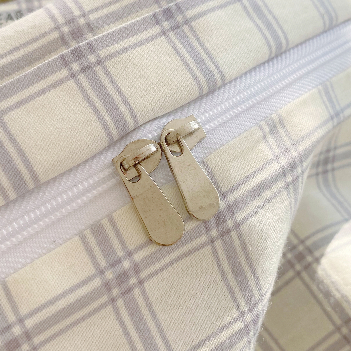 91家纺网 家纺一手货源 找家纺 金丝兔 2026新款ins新疆全棉印花小清新纯棉单被套（提供买家秀和质检报告） 格子熊