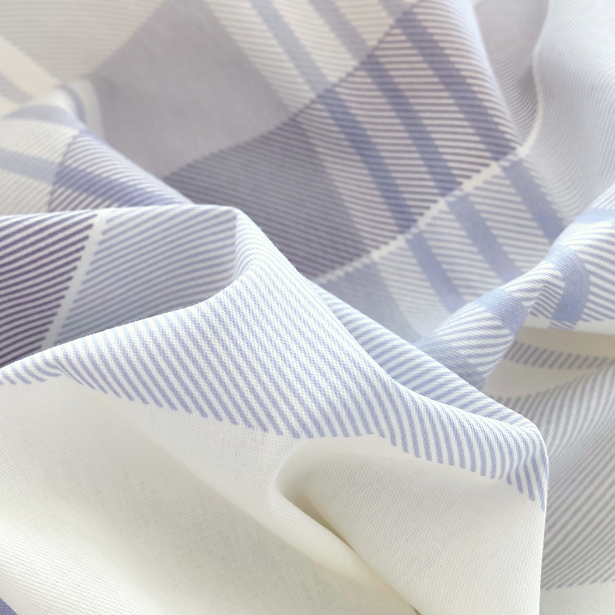 91家纺网 家纺一手货源 找家纺 金丝兔 2026新款ins新疆全棉印花小清新纯棉单被套（提供买家秀和质检报告） 浅格念