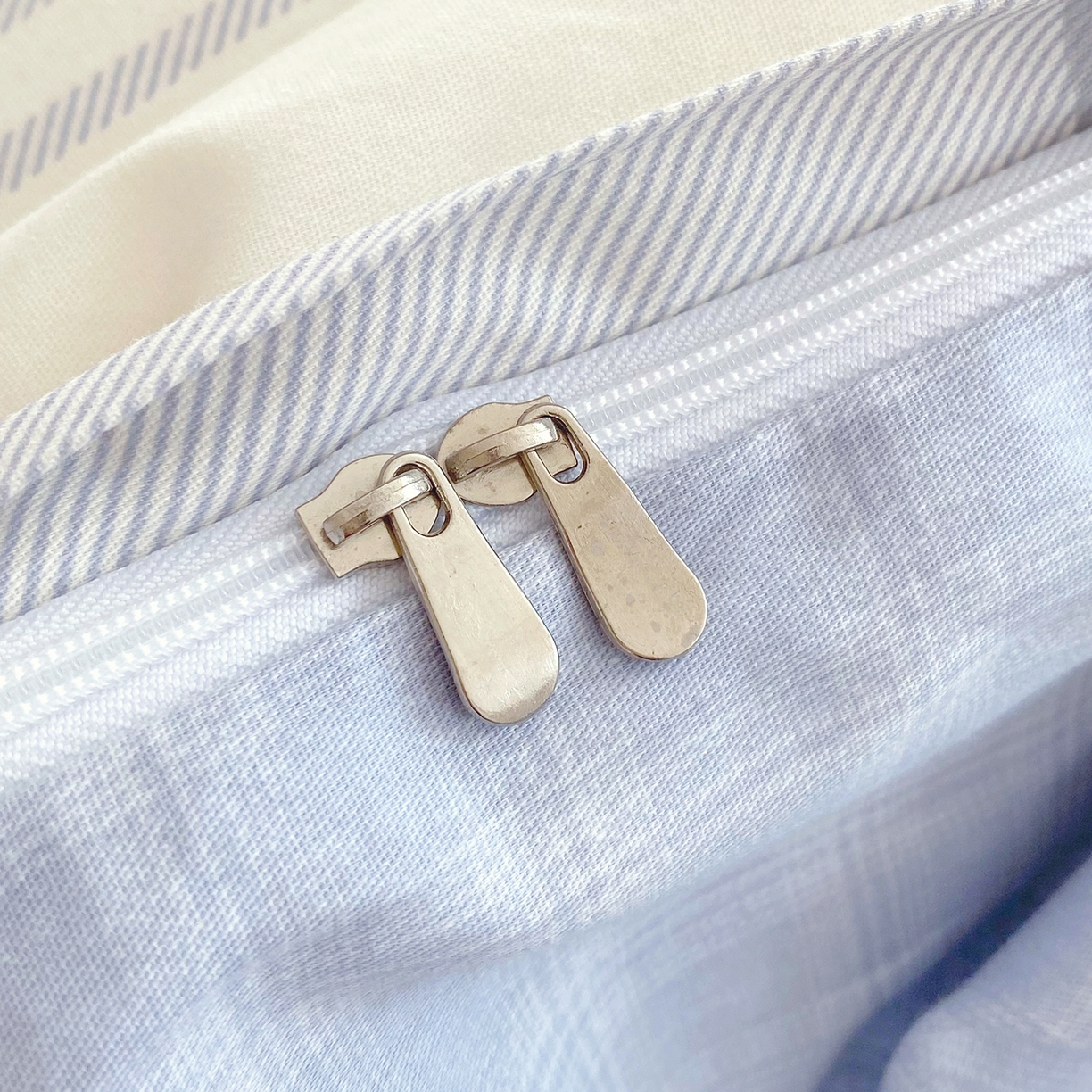 91家纺网 家纺一手货源 找家纺 金丝兔 2026新款ins新疆全棉印花小清新纯棉单被套（提供买家秀和质检报告） 浅格念