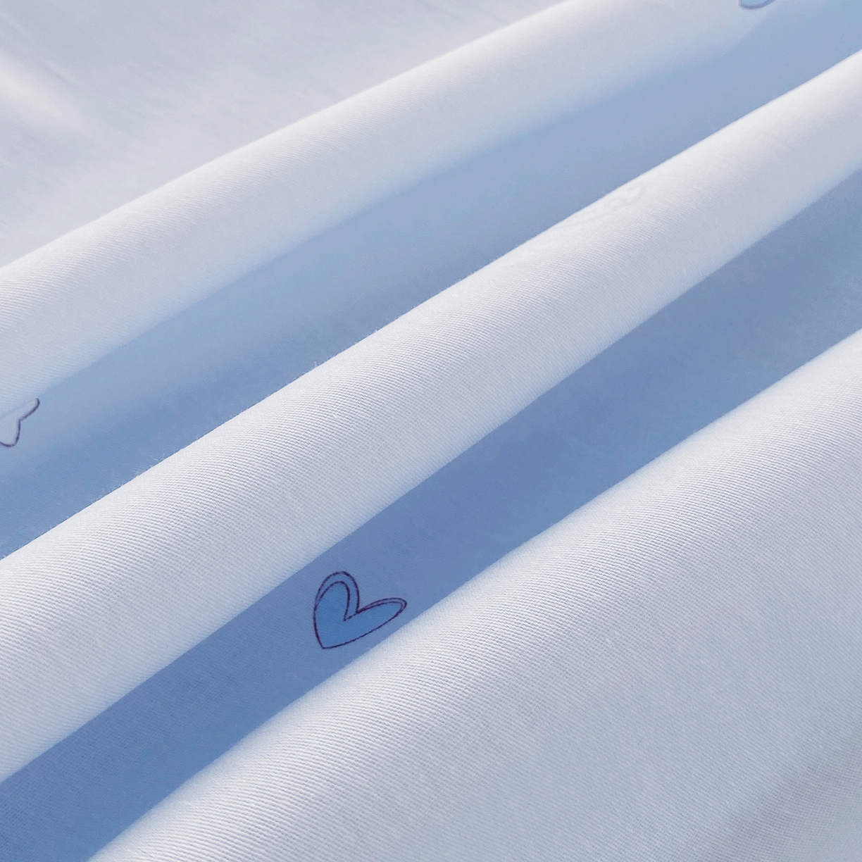 91家纺网 家纺一手货源 找家纺 金丝兔 2026新款ins新疆全棉印花小清新纯棉单被套（提供买家秀和质检报告） 条纹小狗