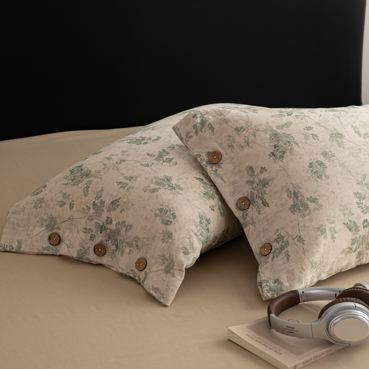 91家纺网 家纺一手货源 找家纺 （总）简宜家居（朝初家纺） 2026新款亲肤舒适印花棉麻四件套