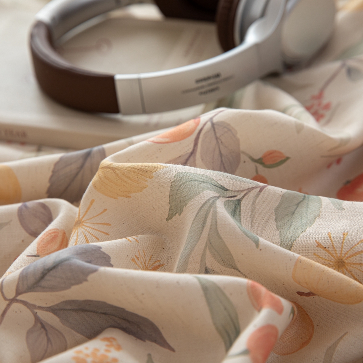 91家纺网 家纺一手货源 找家纺 简宜家居（朝初家纺） 2026新款亲肤舒适印花棉麻四件套 果韵满枝