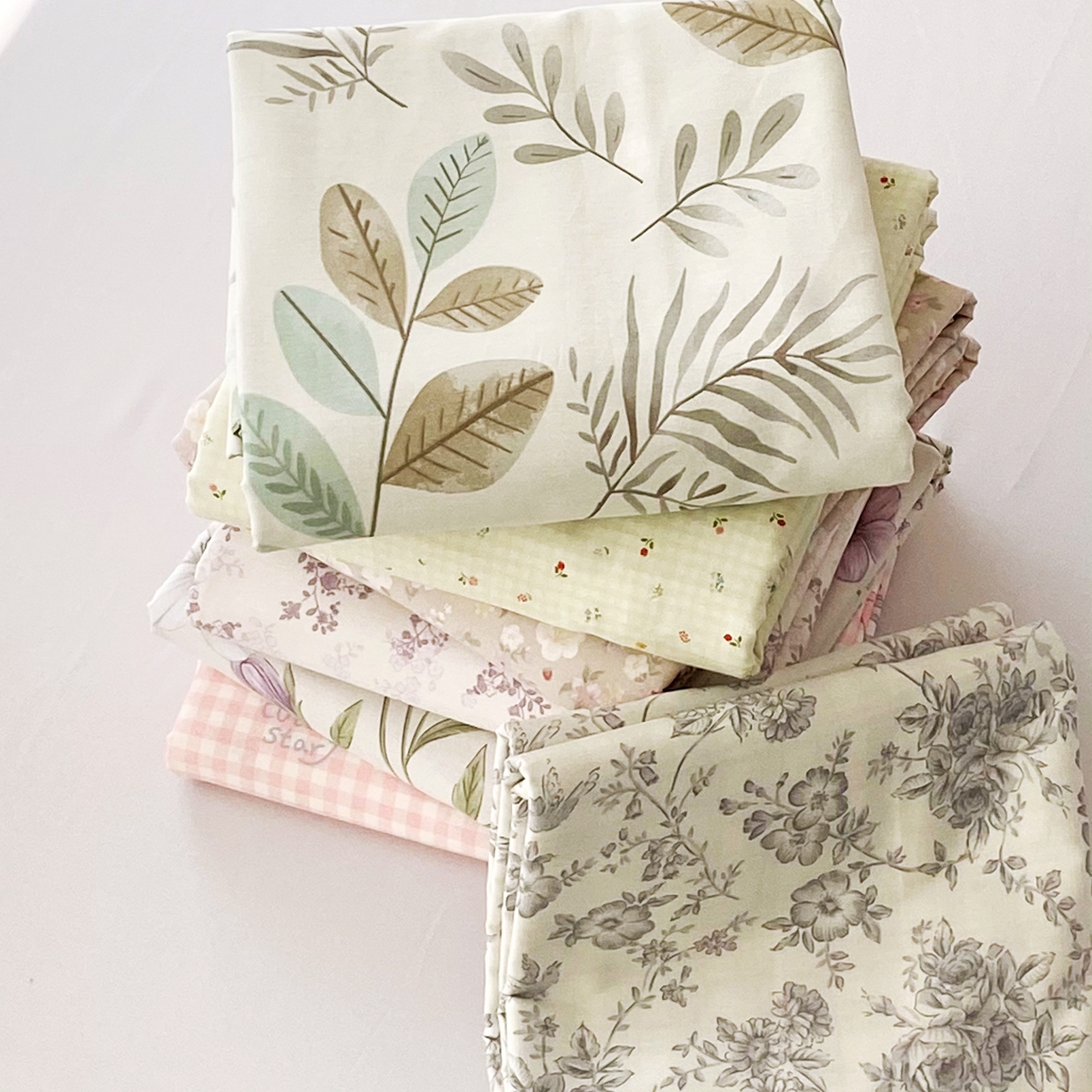 91家纺网 家纺一手货源 找家纺 金丝兔 2026新款ins新疆全棉印花小清新纯棉单被套（提供买家秀和质检报告） 组合图