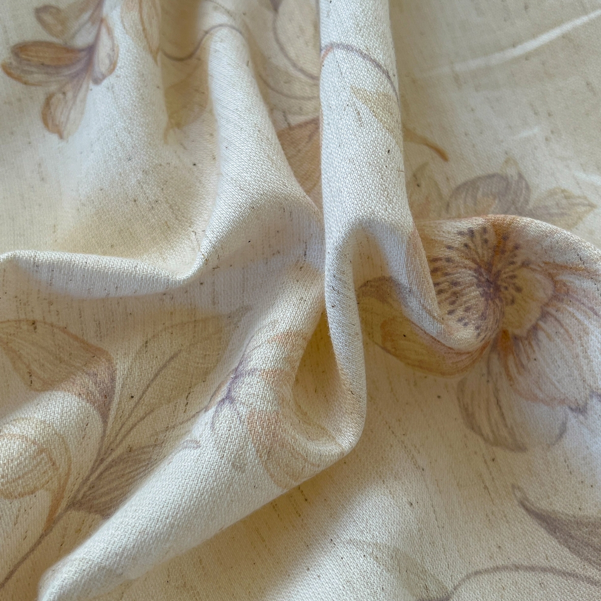 91家纺网 家纺一手货源 找家纺 金丝鸟家纺 2026春夏新款全棉纯棉棉麻印花四件套 匆匆那年