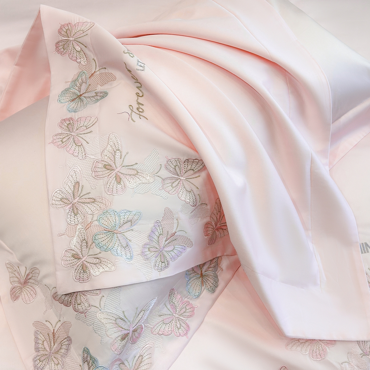 91家纺网 家纺一手货源 找家纺 （总）星蕴家纺 2026新款双股贡缎长绒棉四件套-挚爱