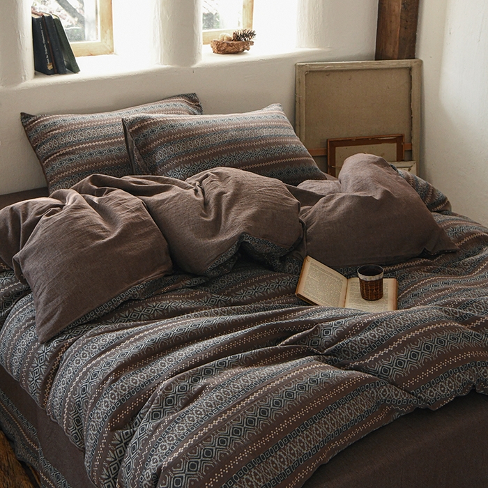 91家纺网 家纺一手货源 找家纺 （总）松色家居 2026新款棉麻超柔被芯-北国之约