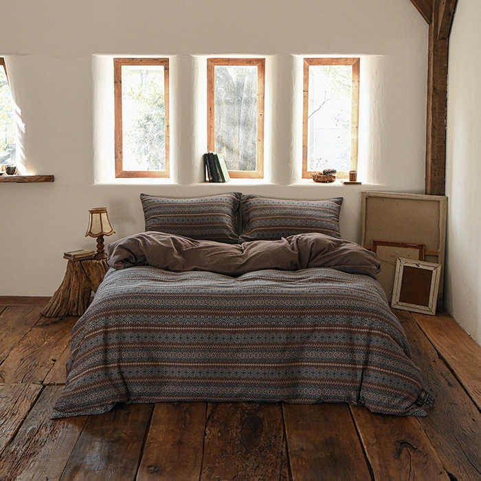 （总）松色家居 2026新款棉麻超柔被芯-北国之约