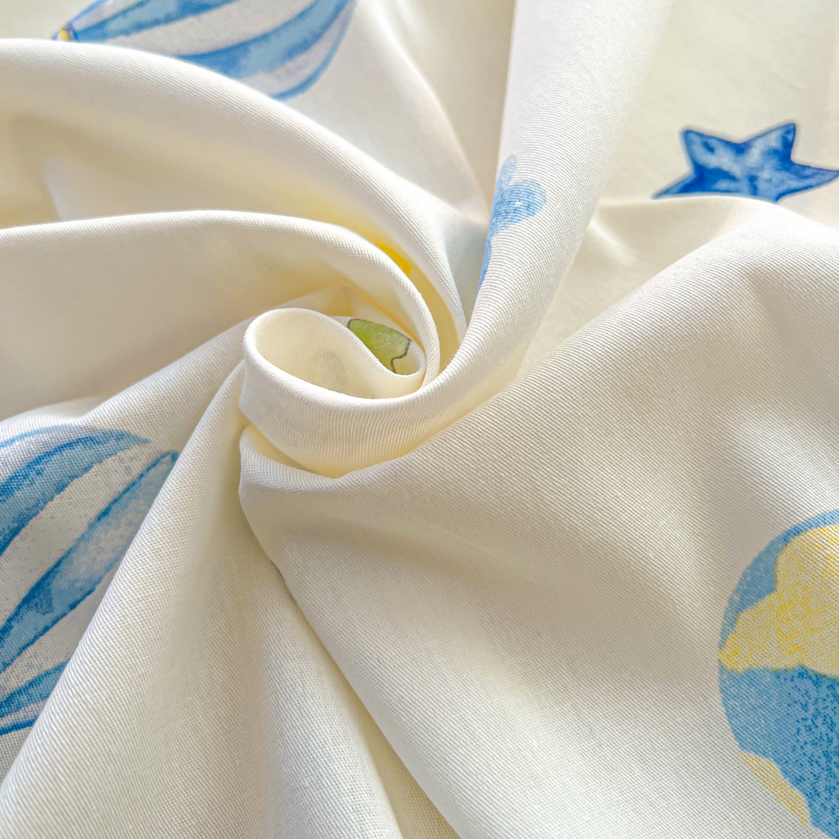 91家纺网 家纺一手货源 找家纺 珂博家纺 2026新款12868全棉纯棉小清新印花四件套 星辰大海