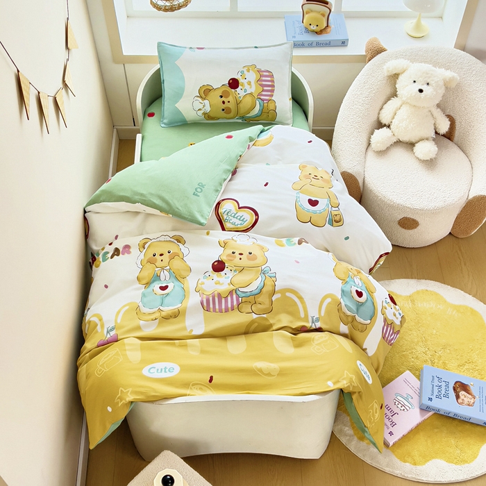 91家纺网 家纺一手货源 找家纺 （总）鱼宝2026新款全棉幼儿园套件--萌趣系列