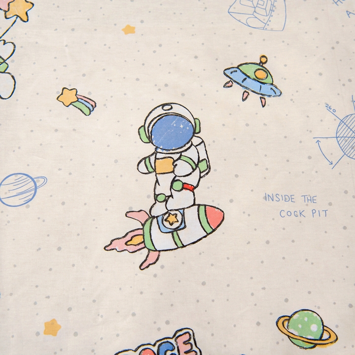 91家纺网 家纺一手货源 找家纺 鱼宝2026新款全棉幼儿园套件--萌趣系列 奇妙宇宙