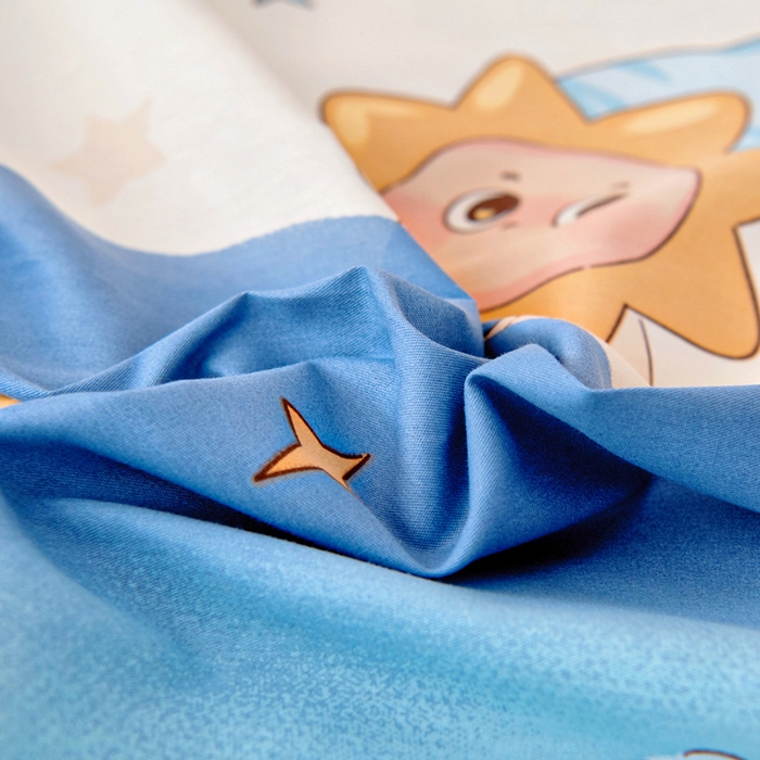 91家纺网 家纺一手货源 找家纺 鱼宝2026新款全棉幼儿园套件--萌趣系列 星梦童话