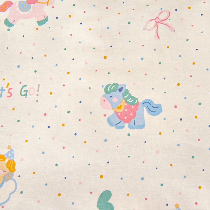 91家纺网 家纺一手货源 找家纺 鱼宝2026新款全棉幼儿园套件--萌趣系列 旋转木马