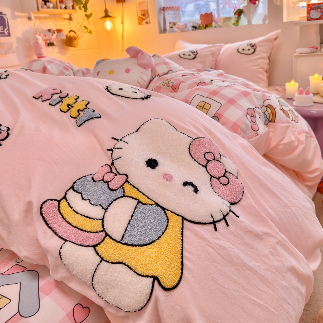 91家纺网 家纺一手货源 找家纺 （总）优卡迪家纺馆 2026新款水洗棉印加绣四件套