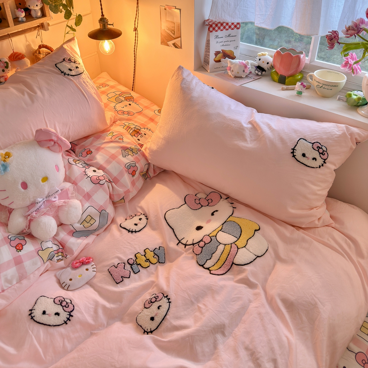 91家纺网 家纺一手货源 找家纺 （总）优卡迪家纺馆 2026新款水洗棉印加绣四件套