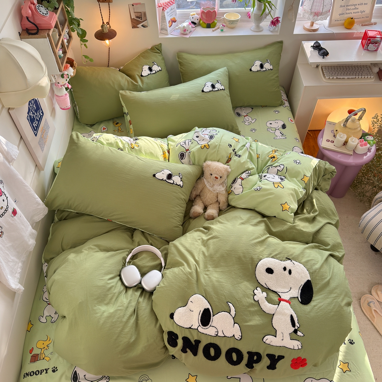 91家纺网 家纺一手货源 找家纺 （总）优卡迪家纺馆 2026新款水洗棉印加绣四件套