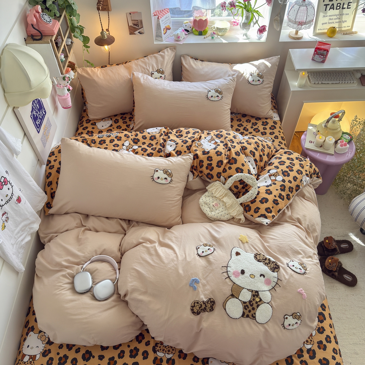 91家纺网 家纺一手货源 找家纺 （总）优卡迪家纺馆 2026新款水洗棉印加绣四件套